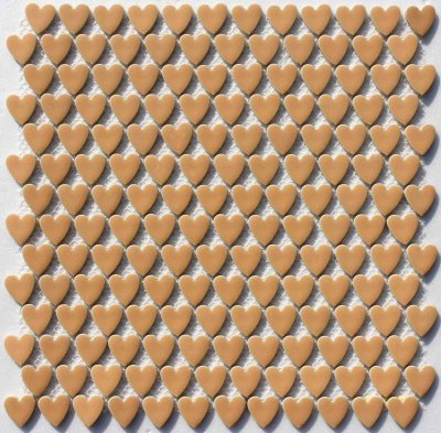 画像1: ハートタイル　3C　ベージュー