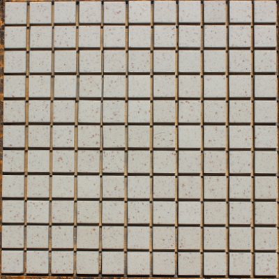 画像1: 25ミリ角　無釉タイル　茶斑点