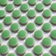 画像2: キュートな10ミリ丸タイル　ライムグリン　30Ｅ (2)