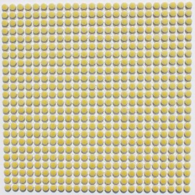 画像1: キュートな10ミリ丸タイル　黄色　4Ｅ