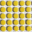 画像3: キュートな丸タイル　濃黄色　30Ａ (3)
