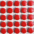 画像3: キュートな丸タイル　赤色　30Ｃ (3)