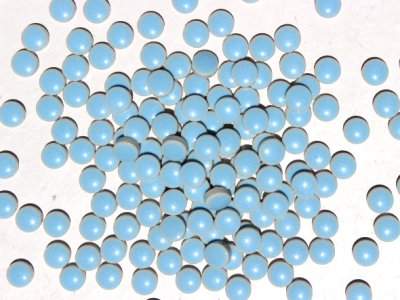 画像1: キュートな10ミリ丸タイル　バラ　水色　11Ｂ