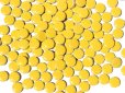 画像1: キュートな10ミリ丸タイル　バラ　濃黄色　30Ａ (1)