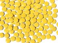 キュートな10ミリ丸タイル　バラ　濃黄色　30Ａ