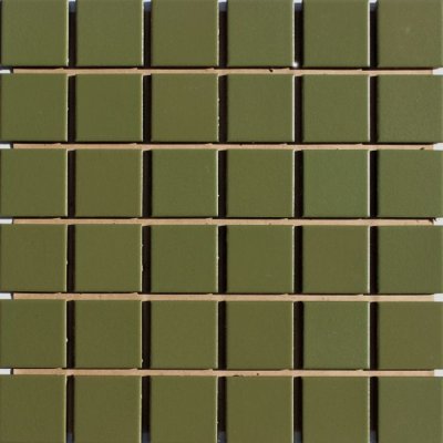 画像1: 【大特価！倉庫整理品】床・壁タイル　スーパーカラー　４５角　黄緑色　Ｂ-１