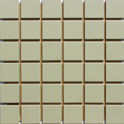 画像1: 【大特価！倉庫整理品】床・壁タイル　スーパーカラー　４５角　黄緑色　Ｂ-３