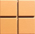 画像3: 床・壁タイル　スーパーカラー　４５角　橙色　Ｌ-２