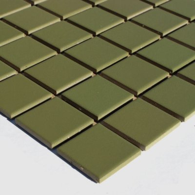 画像2: 【大特価！倉庫整理品】床・壁タイル　スーパーカラー　４５角　黄緑色　Ｂ-１