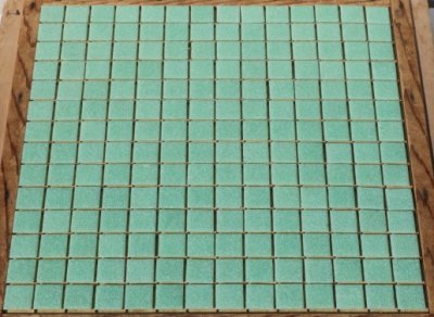画像5: スモークガラスモザイクタイル　20ミリ角　A-14 ライトグリン