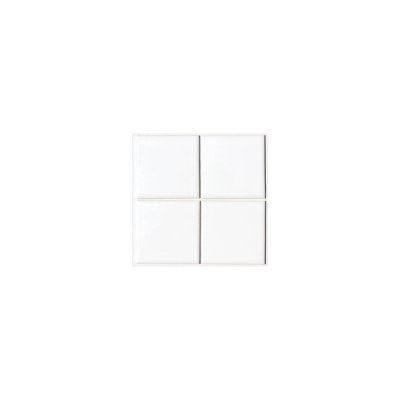 画像1: 100角　陶器質　内装壁　白ブライト　バラ　P10/105