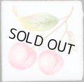 25角/Nシリーズ アクセント絵タイル　さくらんぼ