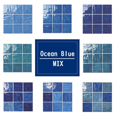 画像1: 95角 オーシャンブルー MIX OceanBlue 