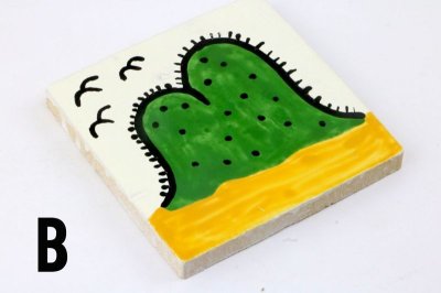 画像4: 【Hand paint】105角 サボテン 