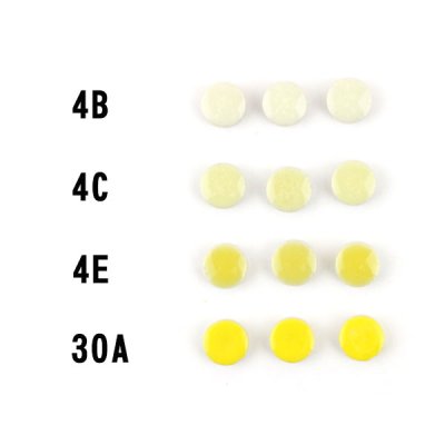 画像2: キュートな丸タイル　黄色 4色MIX-240g