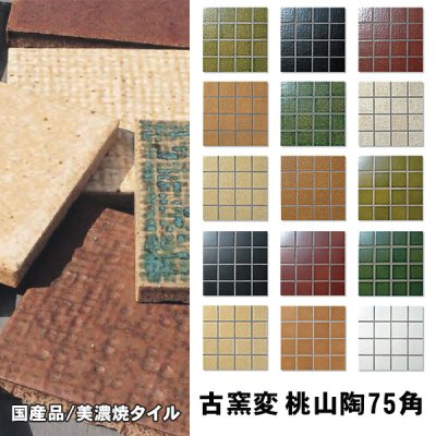 画像1: 古窯変　桃山陶75角