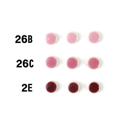画像5: キュートな10ミリ丸タイル　バラ  2E