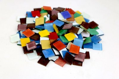 画像2: 無料!!ガラスタイル25角 カラーミックス 1kg