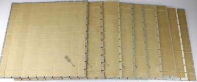 画像1: 見本品の為大特価！25ミリ角　無釉タイル　9シートで1式販売