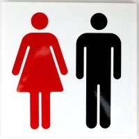 男女トイレマークB