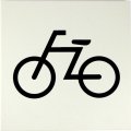 自転車マークH