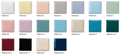 画像2: N番モザイク25角 N-20 黒 KYタイル YN25/S-20