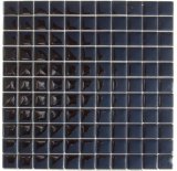 昔からのモザイクタイル 25角 黒