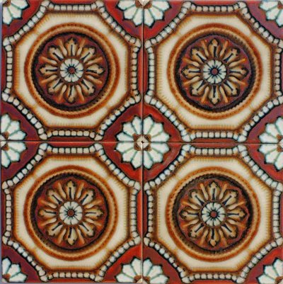 画像1: １５０角マジョリカタイル　ACAPULCO