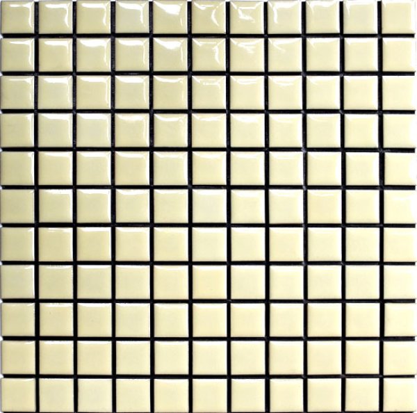 画像1: N番モザイク25角 クリーム色 N-2 (1)