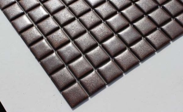 画像2: ２５ミリ角　窯変金茶色　TD-BO (2)