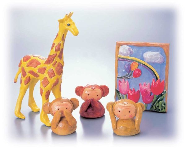 画像2: 手芸用最高級粘土　スター粘土　500g (2)