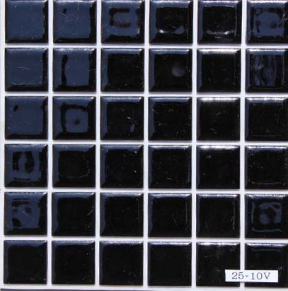 画像1: DIYシール　23ミリ角　黒色　25-10V　しっかりタイプ (1)