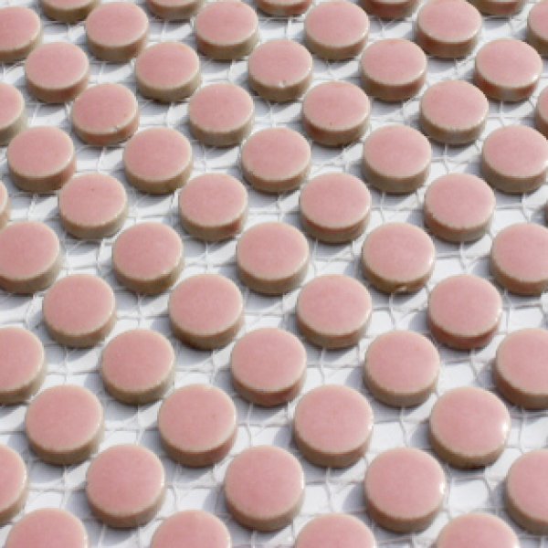 画像2: キュートな丸タイル　ピンク色　2Ｃ (2)
