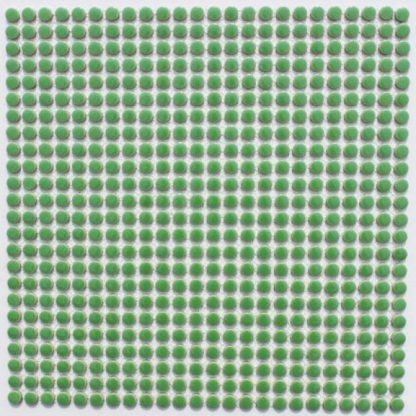 画像1: キュートな10ミリ丸タイル　ライムグリン　30Ｅ (1)
