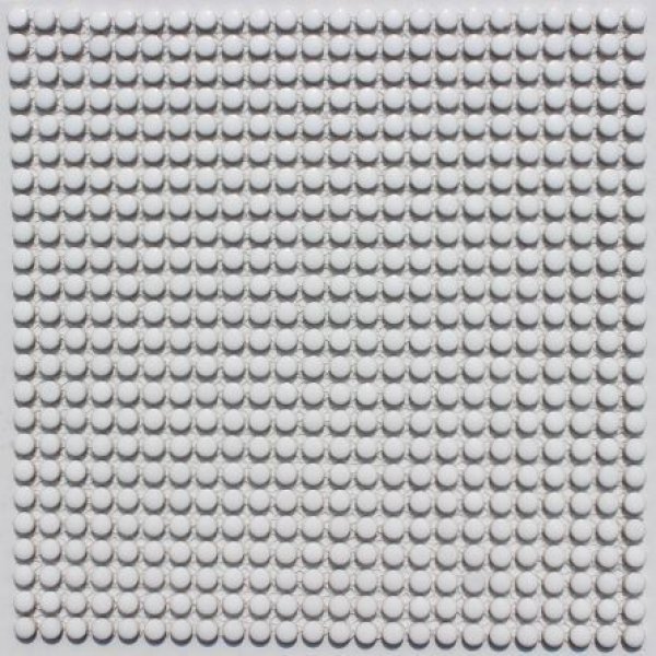 画像1: キュートな10ミリ丸タイル　白色　20Ｂ (1)
