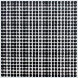 画像1: キュートな10ミリ丸タイル　黒色　20Ａ (1)