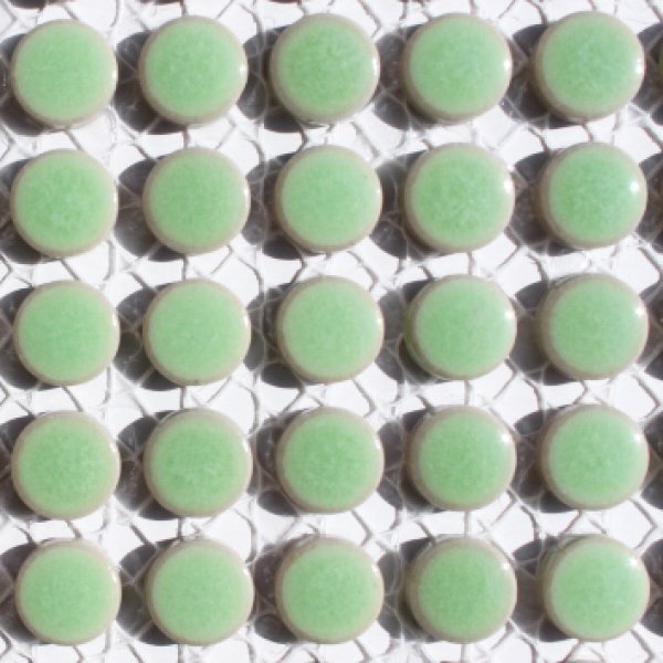 画像3: キュートな丸タイル　黄緑色　5Ｄ (3)