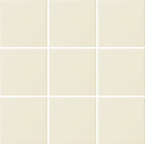 画像1: 100角 陶器質 アイボリー（シート貼） (1)