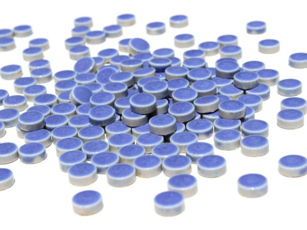 画像3: キュートな10ミリ丸タイル　バラ　青色　10Ｄ (3)