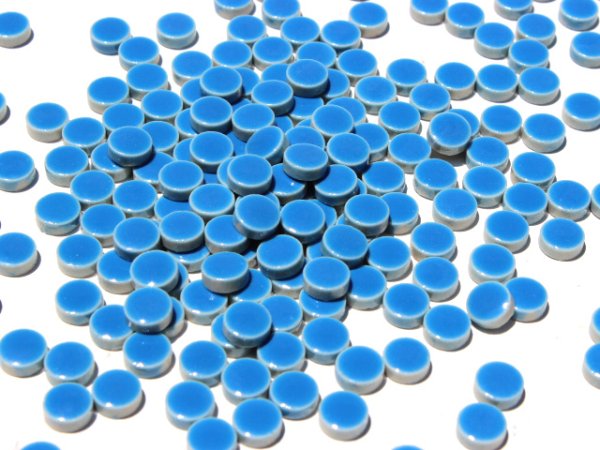 画像2: キュートな10ミリ丸タイル　バラ　スカイブルー　30Ｄ (2)