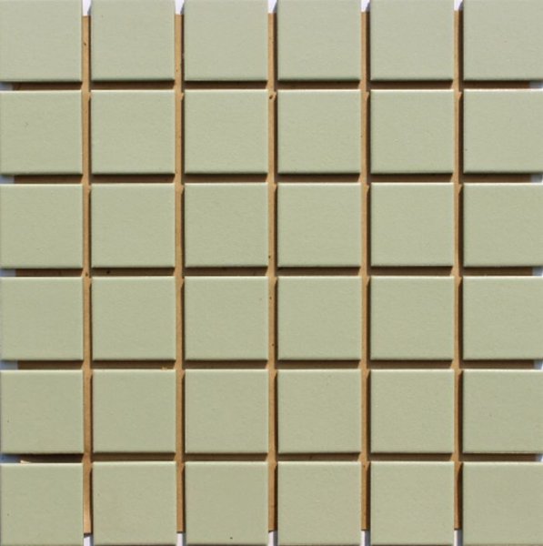 画像1: 【大特価！倉庫整理品】床・壁タイル　スーパーカラー　４５角　黄緑色　Ｂ-３ (1)