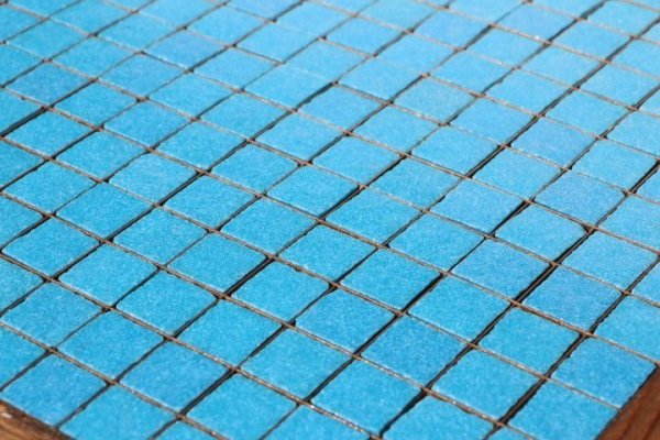 画像4: スモークガラスモザイクタイル　20ミリ角　A-32　トルコブルー (4)