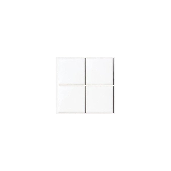 画像1: 100角　陶器質　内装壁　白ブライト　バラ　P10/105 (1)