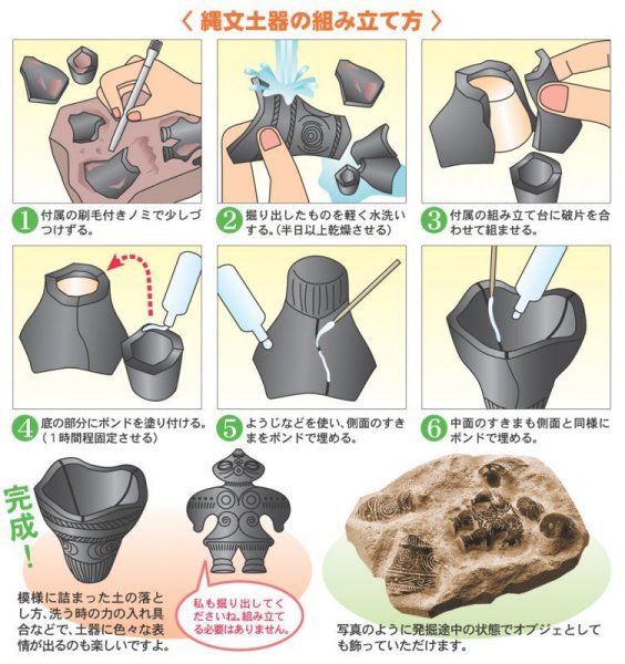 画像6: 【工作学習セット】縄文発掘セット (6)