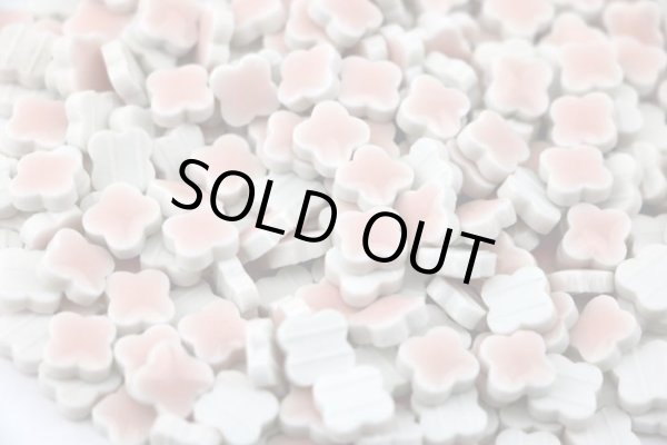 画像2: 【限定品】10ミリクローバータイル バラ石 ピュアカラーピンク２C (2)