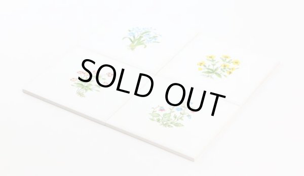 画像2: 100角 花柄ポイントタイル ４柄  (2)