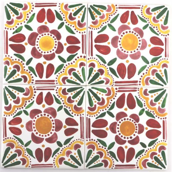 画像2: 【Hand paint】デザインタイル (2)