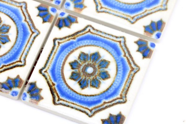 画像3: 58角マジョリカタイル　カッセ（1枚単位販売） (3)