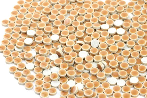 画像3: キュートな10ミリ丸タイル　バラ  3E (3)