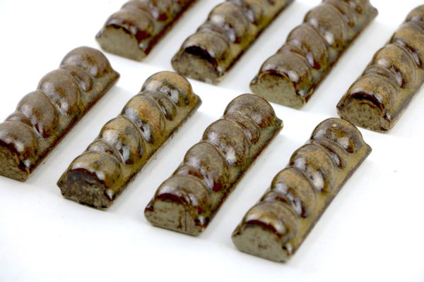 画像2: 【希少大特価】珍しいデザイン　ひねり模様タイル　1個から販売 (2)